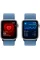Apple Watch SE 2 2023 40mm GPS Silver Aluminum Case with Winter Blue Sport Loop
